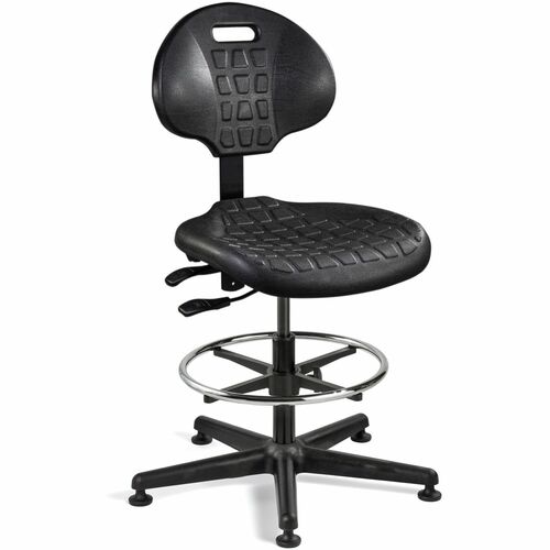 Bevco Everlast Chair, Office, High-Back, Antibacterial Polyurethane, 18.5" W x 17" D x 21"-31" H, 300 lb Capacity, Pneumatic Tilt