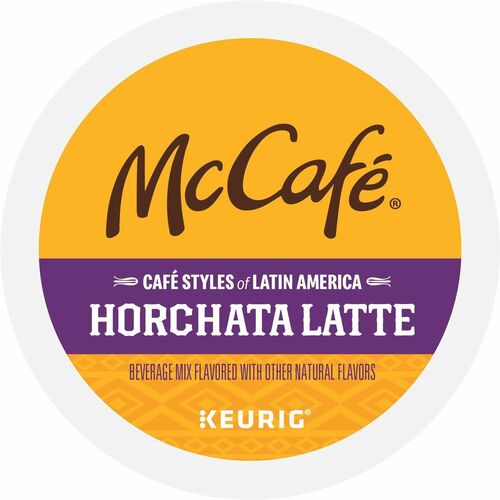 McCafé® K-Cup Horchata Latte - Compatible with Keurig Brewer - Medium - Per Box - 24 K-Cup - K-Cup - Horchata Latte - Kosher - 4 / Carton