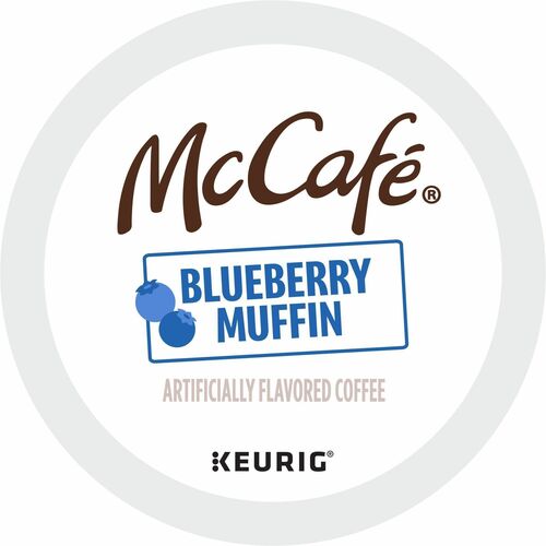 McCafé® K-Cup Blueberry Muffin Coffee - Compatible with Keurig Brewer - Light - Per Box - 24 K-Cup - K-Cup - Blueberry Muffin - Kosher - 4 / Carton