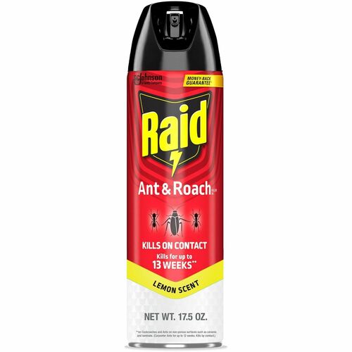 Raid Insecticide, Ant and Roach Spray, Multi-Surface, Lemon Fragrance, 17.05 fl oz