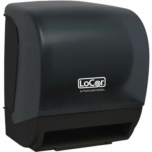 LoCor Electric Touchless Dispenser - Touchless Dispenser - 10.2" Height x 13.6" Width x 16.4" Depth - Black - Hygienic, Hands-free, Durable - 1 Each