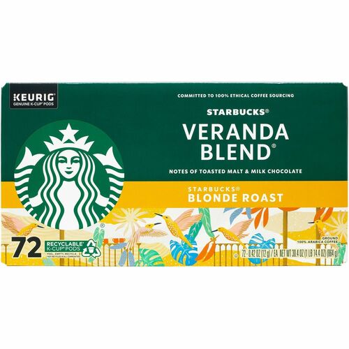 Green Rabbit K-Cup, Pod Veranda Blend Coffee K-Cups - Blonde/Light - K-Cup, Pod - Veranda Blend - 72 / Carton