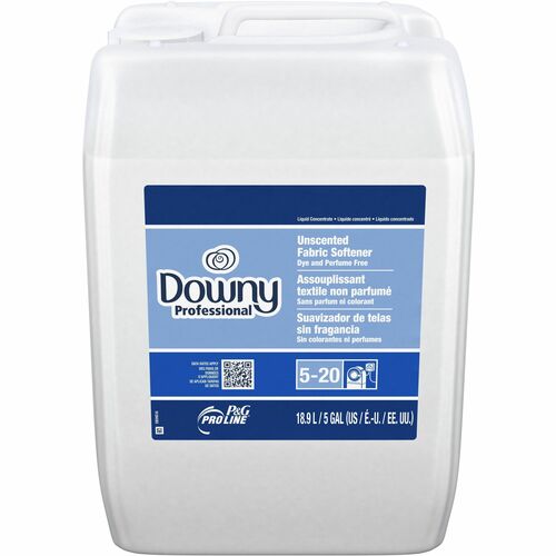 Downy Fabric Softener, Professional Concentrate, Multipurpose Liquid, 640 fl oz (20 qt), Odorless White Jug