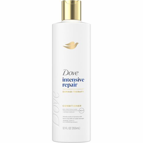 Dove Intensive Repair Hair Conditioner - 12 fl oz (354.9 mL) - Bottle Dispenser - Hair - White - Moisturizing - 1 Each