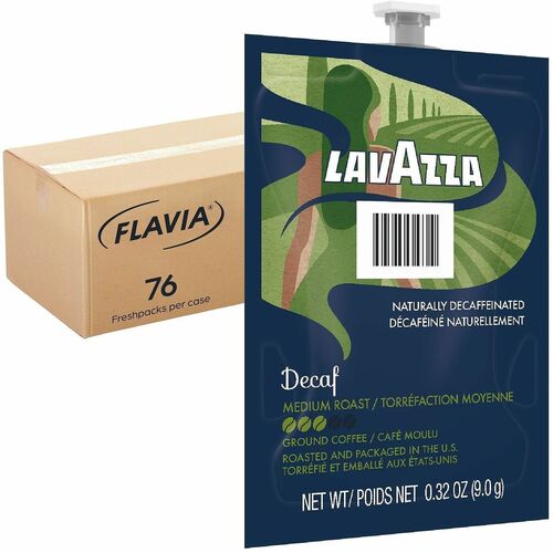 Lavazza Coffee, Freshpack Single-Serve, Medium Roast Decaf, for Lavazza Brewers, 76/CT
