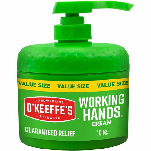 O'Keeffe's Working Hands Hand Cream Pump - Cream - For Dry Skin - Applicable on Hand - Skin - Moisturising, Non-greasy, Unscented - 1 Each