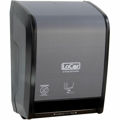 LoCor Next Gen. Elec. HWRT DIspenser - 9.7" Height x 12.1" Width x 16.6" Depth - Matte Gray - 1 Each