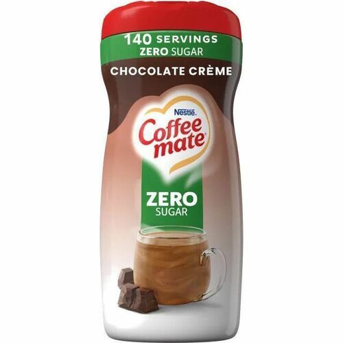 Coffee mate Sugar Free Chocolate Creamer - Chocolate Crème Flavor - 0.64 lb (10.20 oz) - 140 ServingCanister - 6 / Carton