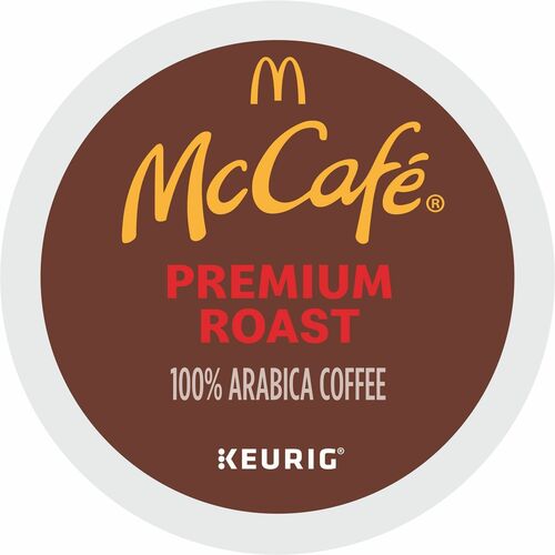 McCafé® K-Cup Premium Roast Coffee - Compatible with Keurig K-Cup Brewer - Medium - 24 K-Cup - K-Cup - Premium Roast - 4 / Carton