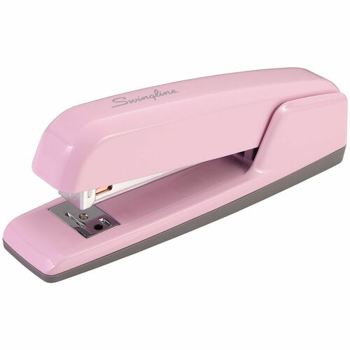 Swingline, Desktop Stapler, Business Premium, 30-Sheet Capacity, Blush Pink, Die-Cast Metal, Jam-Resistant, Rotating Anvil