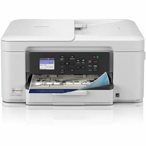 Brother MFCJ1365DW Inkjet Multifunction Printer, Wireless, Automatic Duplex, ADF Scanner, 16 ppm Mono/9 ppm Color, 150-Sheet Input