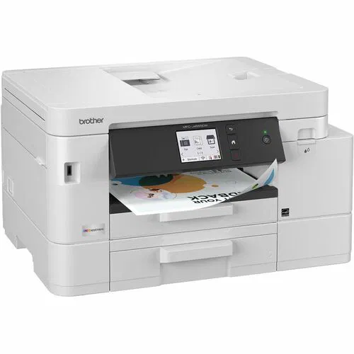 Brother MFC-J4555DW Inkjet Multifunction Printer, Color, 4800 x 1200 dpi, Ethernet, USB, Copier/Fax/Scanner, 17.1" x 13.5" x 9.8"