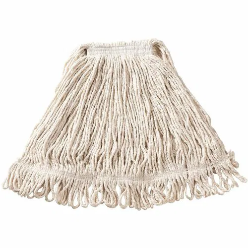 Rubbermaid Commercial Wet Mop, Super Stitch, Yarn Head, 4-Ply Looped Ends, White