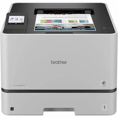 Brother HL-L8430CDW Wired/Wireless Laser Printer - Color - 33 ppm Mono / 33 ppm Color - 2400 x 600 dpi Print - Automatic Duplex Print - 250 Sheets Input - Ethernet - Wireless LAN - Apple AirPrint, Mopria, Brother Mobile Connect, Wi-Fi Direct - Plain Paper