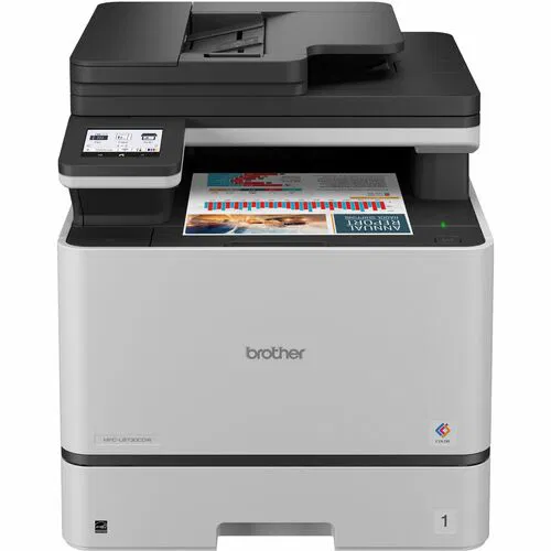Brother MFC-L8730CDW Wired & Wireless Laser Multifunction Printer - Color - Black, White - Copier/Printer/Scanner - 33 ppm Mono/33 ppm Color Print - 2400 x 600 dpi Print - Automatic Duplex Print - Gigabit Ethernet - Wireless LAN - Apple AirPrint, Mopria, 