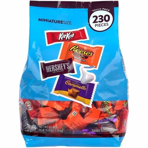 Green Rabbit Chocolate, Hershey's Assorted Minis, Assorted Flavor, 230/Bag