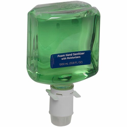 enMotion Hand Sanitizer Foam Refill - Fragrance-free Scent - 1.06 quart - Bottle Dispenser - Kill Germs, Bacteria Remover - Hand, Skin, Food Service - Moisturizing - Green - Quick Drying - 2 / Carton