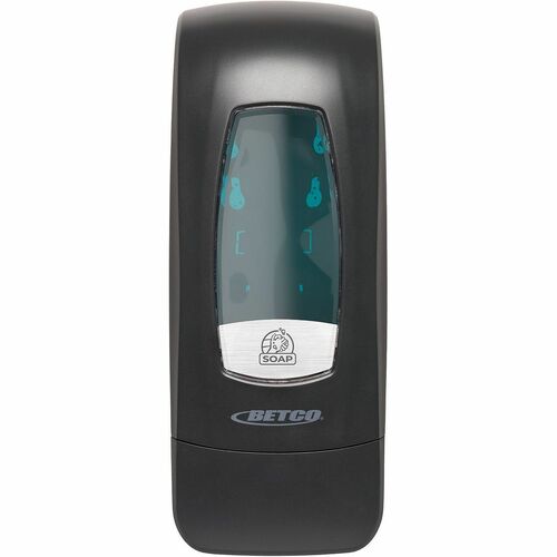 Betco Clario Foam Soap Dispenser, Manual, Adjustable 0.5/1.0/1.5 ml Shots, Lockable, Closed-Loop Refills, ADA Compliant, Black