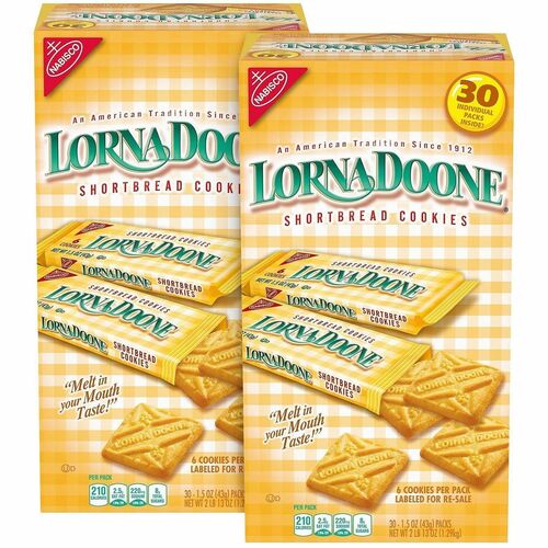 Nabisco Lorna Doone Shortbread Cookies, Individually Packaged, 2/CT