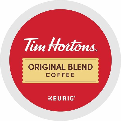 Tim Hortons K-Cup, Pod Original Blend K-Cups - Medium - 0.4 oz - 24 K-Cup - K-Cup, Pod - Original Blend - Kosher - 4 / Carton