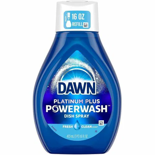 Dawn Powerwash Dish Cleaner, Spray, 16 fl oz, Fresh Clean Scent, Multipurpose, Blue, 6/CT