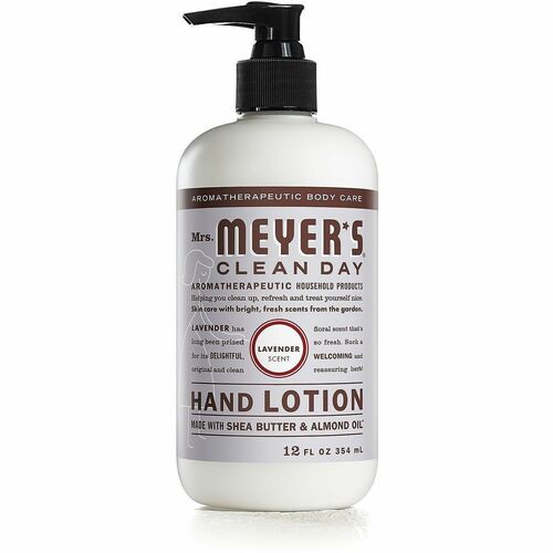 Mrs Meyers, Skin Lotion, Clean Day, 12 fl oz, Lavender, for Dry Skin, Cruelty-Free, Paraben-Free, 5/CT