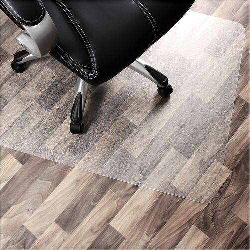 Floortex Cleartex Unomat Chair Mat - Pile Carpet, Hard Floor, Laminate Floor, Tile Floor, Home Office - 47" Length x 35" Width - Rectangular - Polycarbonate, Vinyl - Clear - 1 Each