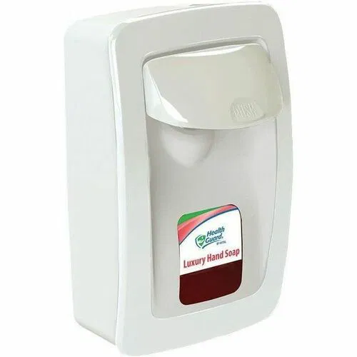 Health Guard Designer Series Manual Dispenser - Manual - 1.06 quart Capacity - Durable, Site Window, Refillable, Wall Mountable - White - 6 / Carton