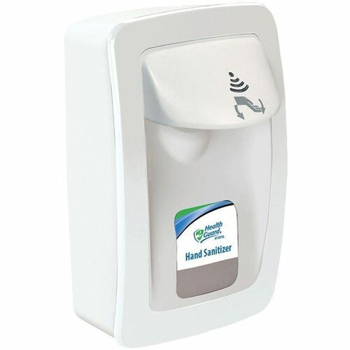 Health Guard DesignerSeries NoTouch M-Fit Dispenser - Automatic - 1.27 quart Capacity - Support 4 x C Battery - Touch-free, Refillable, Low Battery Indicator, Site Window - White - 6 / Carton