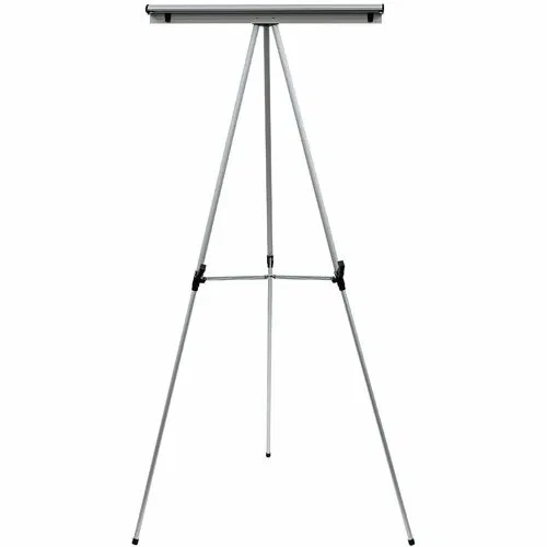 Lorell Presentation Easel - Silver - For Presentation - Lightweight - 1 Each