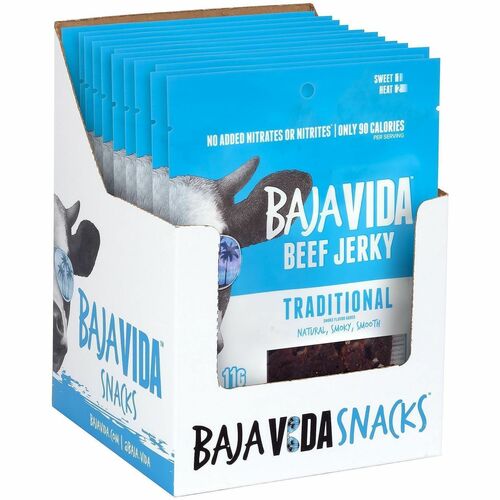 Green Rabbit Beef Snack - Beef, Hickory Smoked, Brown Sugar - 1 / Carton