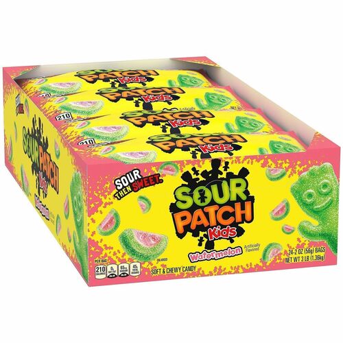 Green Rabbit Candy, 2 oz, Watermelon, Dairy-Free, Nut-Free, 24/CT