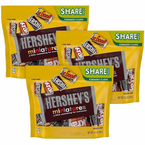 Green Rabbit Chocolate, Assorted, Individually Wrapped, 10.4 oz, 3/PK