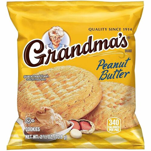 Green Rabbit Grandma's Peanut Butter Cookies - Peanut Butter, Nutty - 1 / Carton