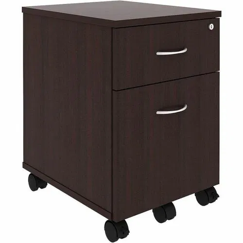 Lorell Mobile File Cabinet, File/Box Drawers, Espresso