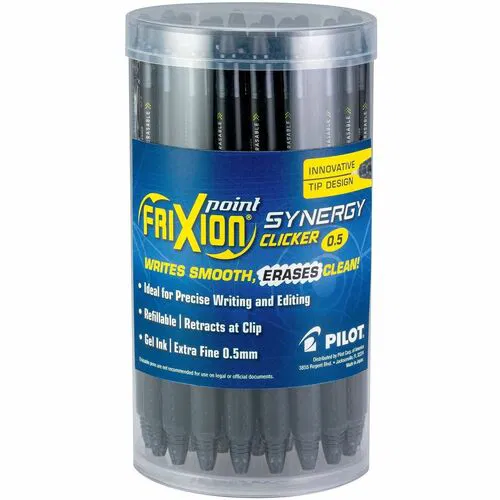 Pilot Gel Pen, Black Gel Ink, 36/CT