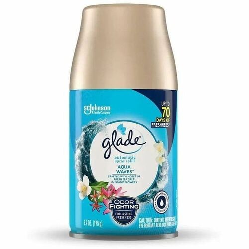 Glade Air Freshener Refill, Clean Linen Scent, 6.2 fl oz, 70 Day, for Glade Automatic Sprayers, 6/CT