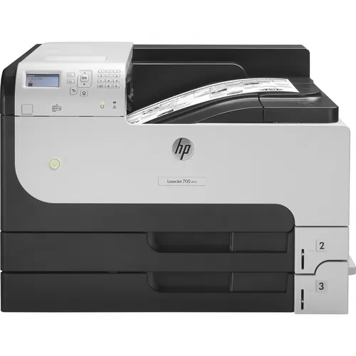 HP M712N Printer, Desktop, LaserJet 700 Series, Monochrome, 41 ppm, 1200 x 1200 dpi, A3 Max, 600-Sheet Input, Gigabit Ethernet