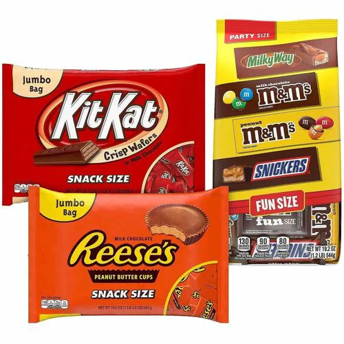 Green Rabbit Assorted Fun/Snack-Size Chocolate Mix - 1 Carton