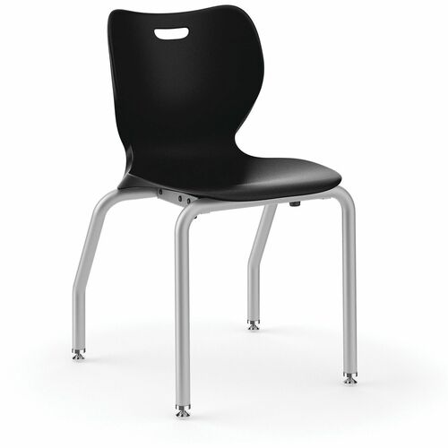 HON SmartLink 4-Leg Chair - Finish: Black - For Guest Room - 4 / Carton