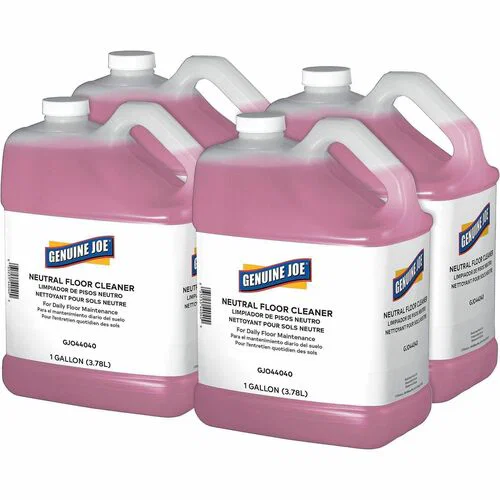 Genuine Joe Concentrated Floor Cleaner - For Floor - Concentrate - 128 fl oz (4 quart) - White - 4 / Carton