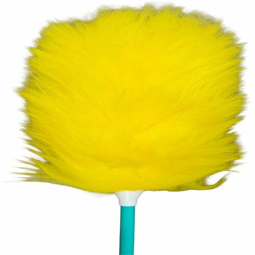 Genuine Joe Extendable Lambswool Duster - 50" Overall Length - Multi - 1 Each
