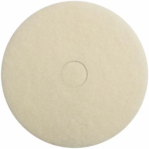 Genuine Joe Carpet Cleaning Floor Pads - Carpet, Floor, Cleaning - Dirt Remover - White - 10 / Box