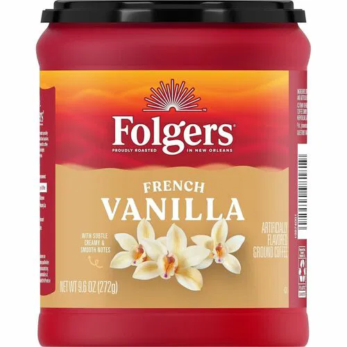 Folgers® Ground French Vanilla Medium-Roast Ground Coffee - Medium - Ground - French Vanilla - 1 Each