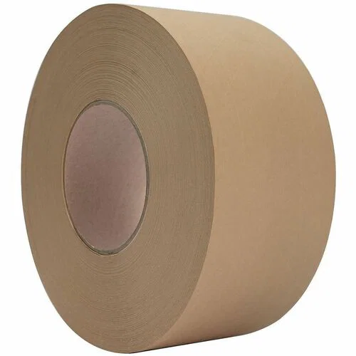 Business Source Reinforced Gummed Paper Tape - 150 yd Length x 3" Width - Brown - Temperature Resistant, Water Resistant - For Sealing, Carton - 10/Box - 1 Carton