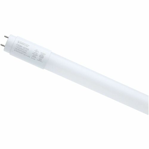 Satco LED Type-A T8 Tube Bulbs - 11 W - 1700 lm - Linear - T8 Size - Frosted - White, Soft White, Daylight Light Color - G13 Base - 50000 Hour - 6500°K Color Temperature - 80 CRI - 220° Beam Angle - Dimmable - 25 / Carton