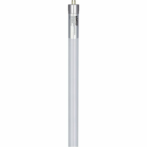 Satco T5 LED Tube Bulbs - 25 W - 100 W Incandescent Equivalent Wattage - 120 V, 277 V AC - 3400 lm - Linear - T5 Size - Frosted - White, Natural Light Light Color - G5 Base - 50000 Hour - 5000°K Color Temperature - 80 CRI - 25 / Carton