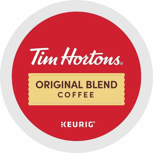 Tim Hortons K-Cup, Pod Original Blend K-Cups - Medium - K-Cup, Pod - Original Blend - Kosher - 24 Coffee/Box - 4 / Carton