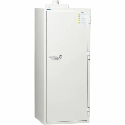Phoenix Battery Commander Safe - 10.84 ft³ - 4 Shelve(s) - Key Lock - Explosive Resistant, Fire Resistant, Heat Resistant - for Document - Internal Size 59.20" Height x 20" Width x 15.70" Depth - Overall Size 68.8" Height x 27.3" Width x 28" Depth - White