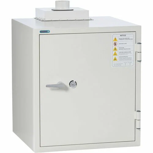 Phoenix Battery Commander Safe - 4.23 ft³ - 1 Shelve(s) - Key Lock - Explosive Resistant, Fire Resistant, Heat Resistant - for Document - Internal Size 23.20" Height x 20" Width x 15.70" Depth - Overall Size 32.8" Height x 27.3" Width x 28" Depth - White 